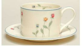 Country Flowers Cup and Saucer