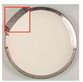 Rose Tapestry Dinner Plate