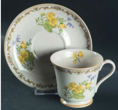 Royal Buttercup   Gorham Cup And Saucer