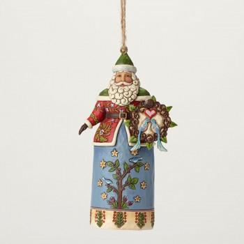 Williamsburg Santa With Wreath - Jim Shore Collectible