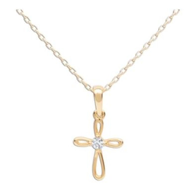 Heart Necklace 14 Gold-Plated Necklace Cherished Moments