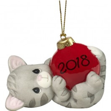 Precious Moment Cat Ornament 2018