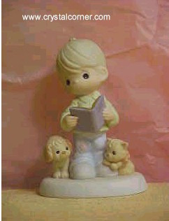 Boy With Bible Godchild - Precious Moments