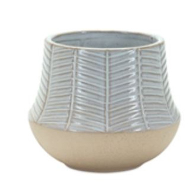Ceramic Pot 5 Inch By 4.5 Inch  Melrose International