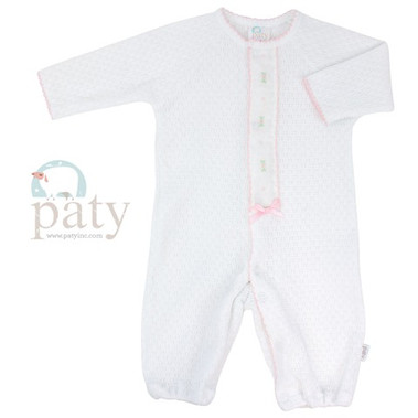Swiss Floral Converter White With Pink 0 3 Months Paty