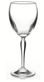 Allegra Platinum Marquis Wine Goblet