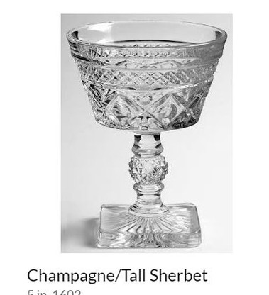 Cape Cod Clear High Sherbet