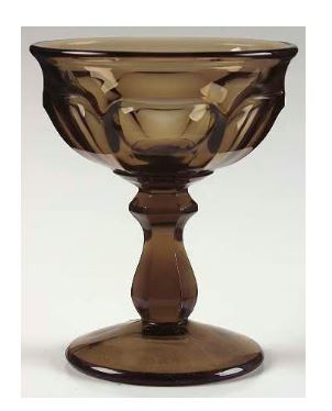 Old Williamsburg Brown High Sherbet