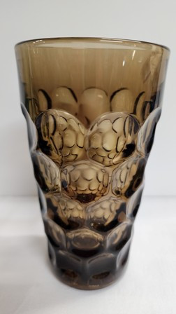 Thumbprint Brown Tumbler or High Ball