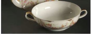 Varenne Cream Soup Cup and Saucer