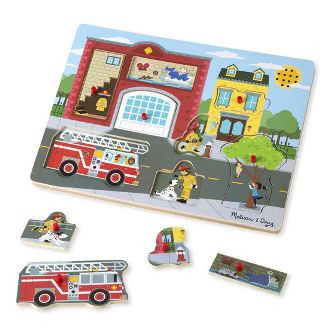 Melissa and Doug Around The Fi - Melissa and Doug Around The Fire Station Sound Puzzle