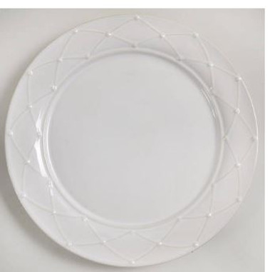 Meridian White Casafina Dinner Plate