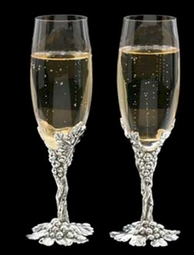 Grape Champagne Set Of 2  Arthur Court Designs