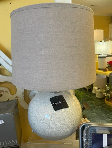 Round Grey Lamp