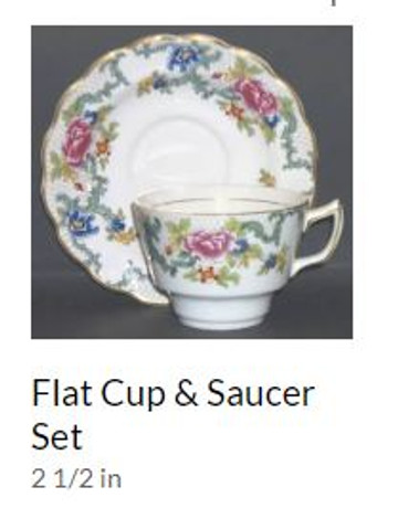 Floradora Booths Cup and Saucer