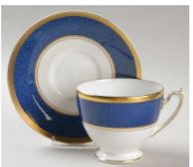 Athlone Blue Coalport Cup And Saucer