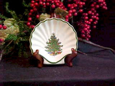 Christmas Tree Cuthbertson  Shell Dish