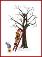 Original Snow Village - Fireman To The Rescue Set/3