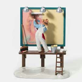 Original Snow Village - Billboard Surprise