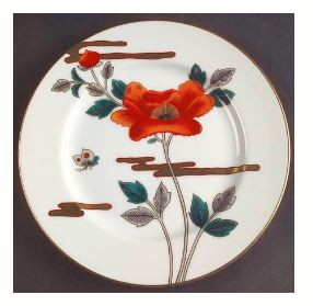 Fleur Et Nuages Fitz and Floyd Salad Plate