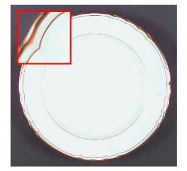 Orleans Blanc Fitz and Floyd Dinner Plate