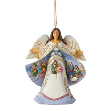 Angel Nativity Scene Ornament - Jim Shore Collectible