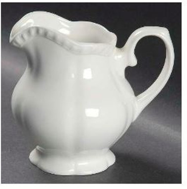 Old English White Johnson Creamer