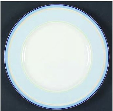 Java Blue Salad Plate Noritake
