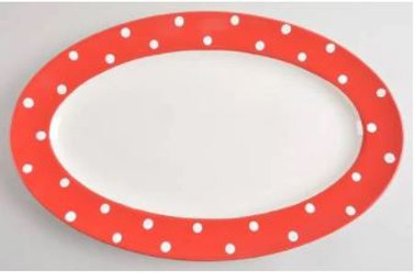 Baking Days Spode Red 17 Inch Platter