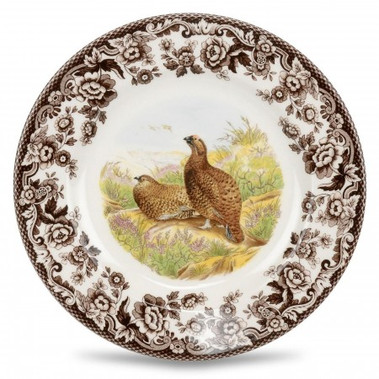 Woodland Spode Red Grouse Bread and Butter