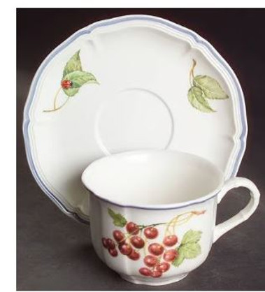 Cottage Villeroy And Boch Cup And Saucer