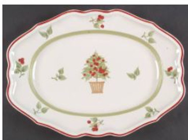 Joy Noel Villeroy And Boch 14 1/2 In Oval Platter