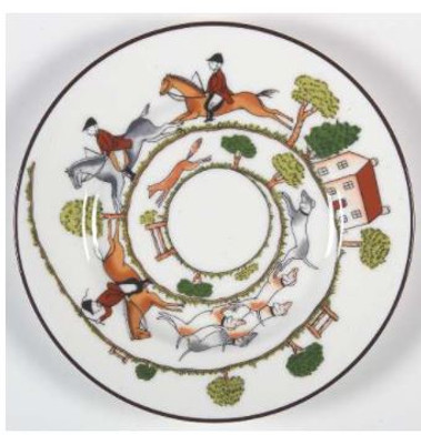 Hunting Scene Wedgwood Bread And Butter
