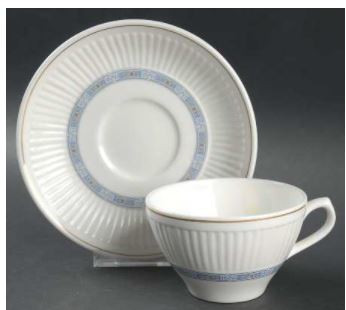 Insignia Blue Cup and Saucer