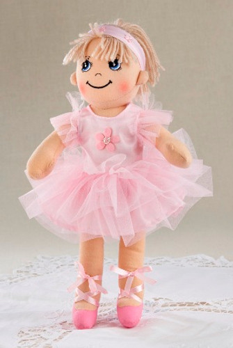 Apple Dumplin 14 Inch Pink Ballerina Doll