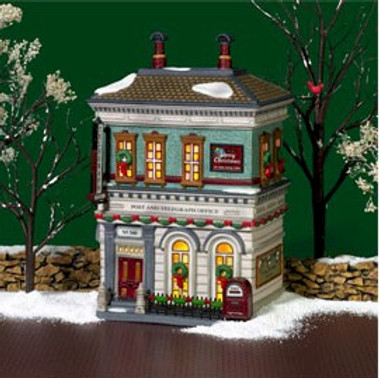 City Post Telegraph Office Christmas The City Department56