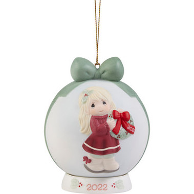 May Your Wishes Come True 2022 Ball Ornament Precious Moment