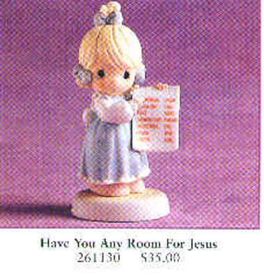 Have You Any Room For Jesus Retired Precious Moments