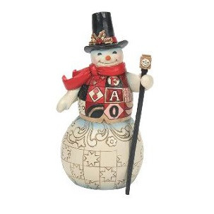 Snowman With Fao Vest - Jim Shore Collectible