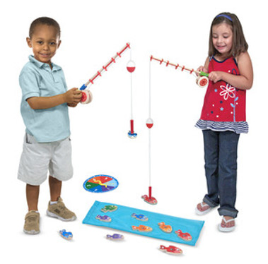 Catch And Count Fishing Game  Doug Wooden Toys