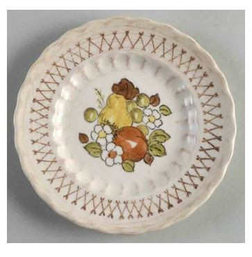 Fruit Basket Bread and Butter Plate