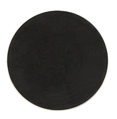 Colorstone Matte Black Round Salad Plate