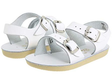 Original Salt Water Sandals - Sea Wee White Size 4 Baby