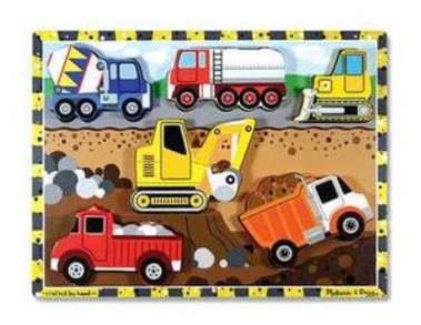 Construction Chunky Puzzle Melissa and Doug