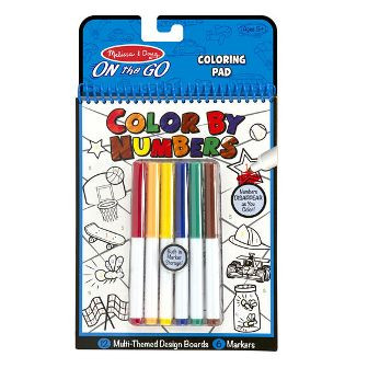 COLOR BY NUMBERS -BLUE MELISS - COLOR BY NUMBERS -BLUE  MELISSA and DOUG