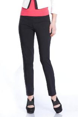 Ankle Length Pull On Black Size 10 Slimsation Pants