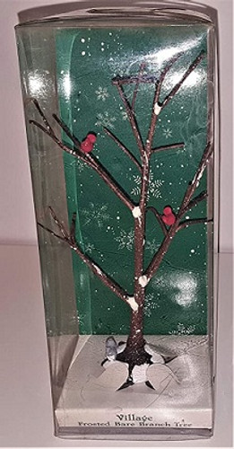 Frosted Bare Branch Tree Retired Department 56