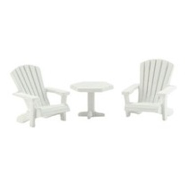 Picket Lane Table And Chairs Set Of 3  Department 56 Accesso