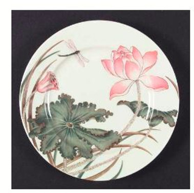 Lotus Garden  Fitz and Floyd Salad Plate