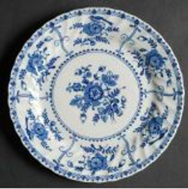 Indies Blue Johnson Brothers 8 Inch Salad Plate